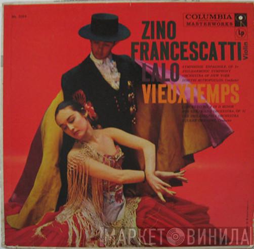 / Édouard Lalo - Henri Vieuxtemps , Zino Francescatti , Dimitri Mitropoulos / The New York Philharmonic Orchestra , Eugene Ormandy  The Philadelphia Orchestra  - Symphonie Espagnole / Violin Concerto No. 4 In D Minor