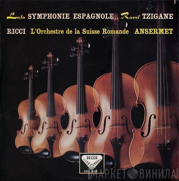 / Édouard Lalo , Maurice Ravel , Ruggiero Ricci , L'Orchestre De La Suisse Romande  Ernest Ansermet  - Symphonie Espagnole / Tzigane