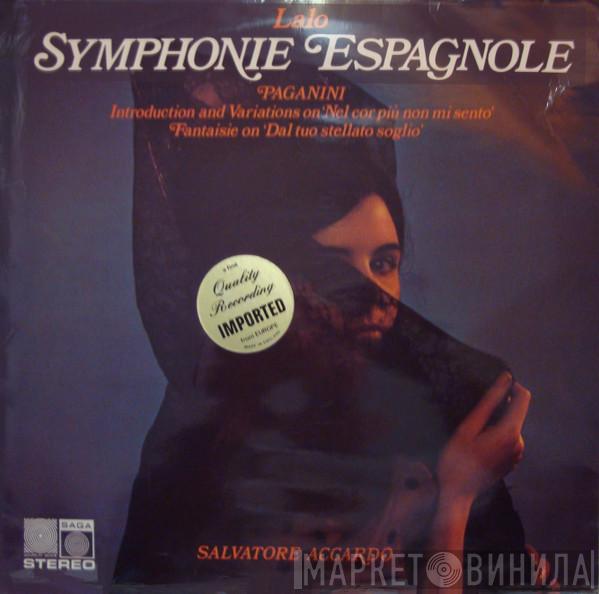 , Édouard Lalo , Niccolò Paganini  Salvatore Accardo  - Symphonie Espagnole / Introductino And Variations On 'Nel Cor Piu On Mi Sento' / Fantasie On 'Dal Tuo Stellato Soglio'