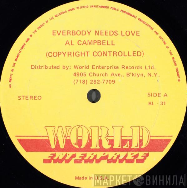/ Al Campbell  Cornell Campbell  - Everybody Needs Love / Come To Me Softly