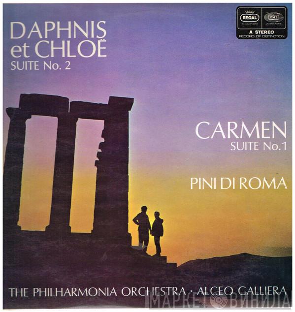 , Alceo Galliera , Maurice Ravel , Georges Bizet , Ottorino Respighi  Philharmonia Orchestra  - Daphnis Et Chloe Suite No. 2 / Carmen Suite No.1 / Pini Di Roma