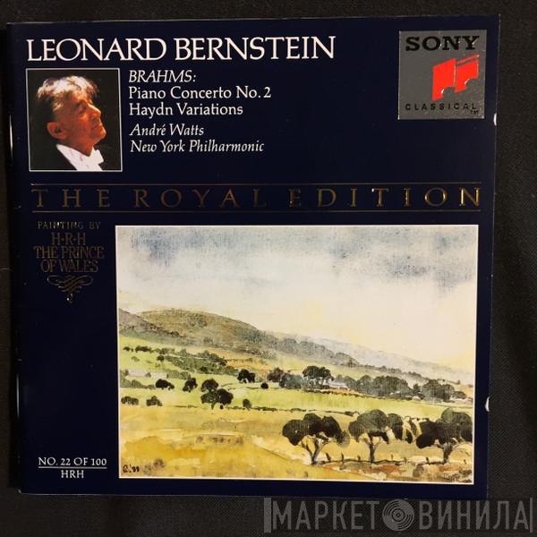/ André Watts , Leonard Bernstein - The New York Philharmonic Orchestra  Johannes Brahms  - Piano Concerto No. 2 In B Flat / Haydn Variations