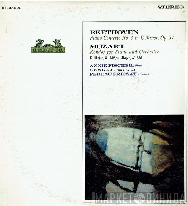 , Annie Fischer , Bayerisches Staatsorchester - Ferenc Fricsay / Ludwig van Beethoven  Wolfgang Amadeus Mozart  - Piano Concerto No. 3 In C Minor, Op. 37 / Rondos For Piano And Orchestra - D Major, K. 382/A Major, K. 386
