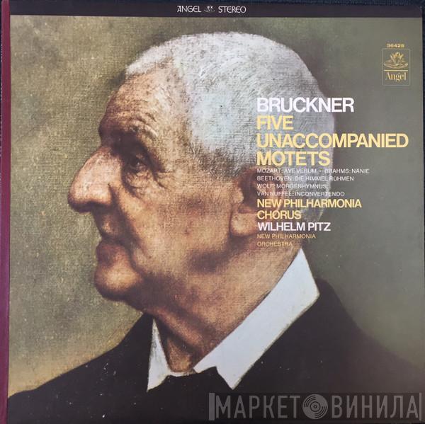 / Anton Bruckner / Wolfgang Amadeus Mozart / Ludwig van Beethoven / Johannes Brahms / Hugo Wolf - Jules Van Nuffel , New Philharmonia Chorus , Wilhelm Pitz  New Philharmonia Orchestra  - Five Unaccompanied Motets / Ave Vernum Corpus / Die Himmel Ruhmen / Nanie / Morgenhymnus / Inconvertendo