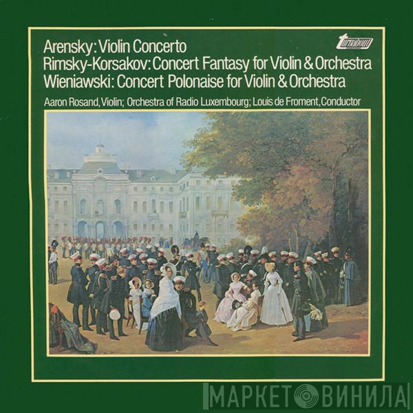 / Anton Stepanovich Arensky / Nikolai Rimsky-Korsakov  Henryk Wieniawski  - Violin Concerto / Concert Fantasy For Violin & Orchestra / Concert Polonaise For Violin & Orchestra