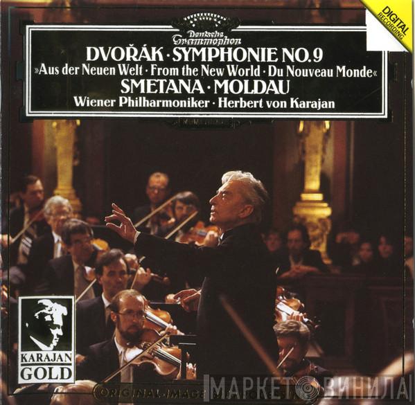 , Antonín Dvořák , Bedřich Smetana , Wiener Philharmoniker  Herbert von Karajan  - Dvořák: Symphonie No. 9 »Aus Der Neuen Welt = From The New World = Du Nouveau Monde« / Smetana: Moldau