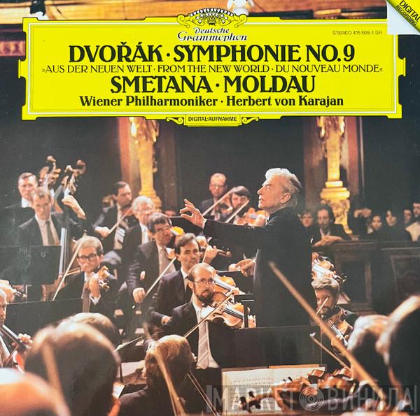 / Antonín Dvořák , Bedřich Smetana , Wiener Philharmoniker  Herbert von Karajan  - Symphonie No. 9 / Moldau