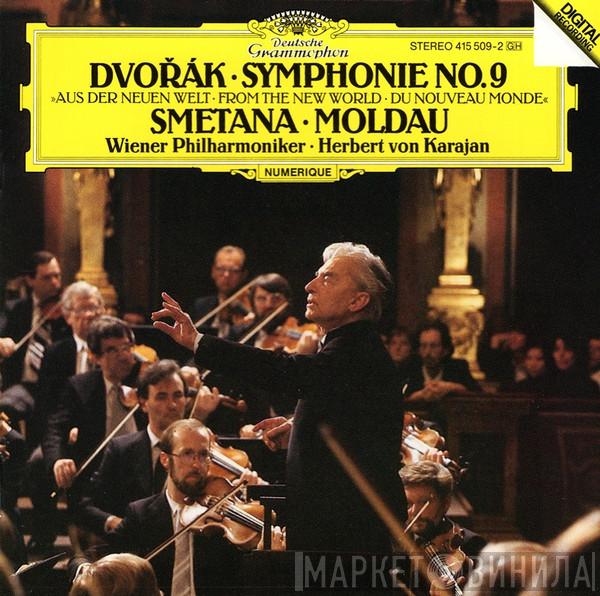 , Antonín Dvořák , Bedřich Smetana , Wiener Philharmoniker  Herbert von Karajan  - Symphonie Nr. 9 / Moldau