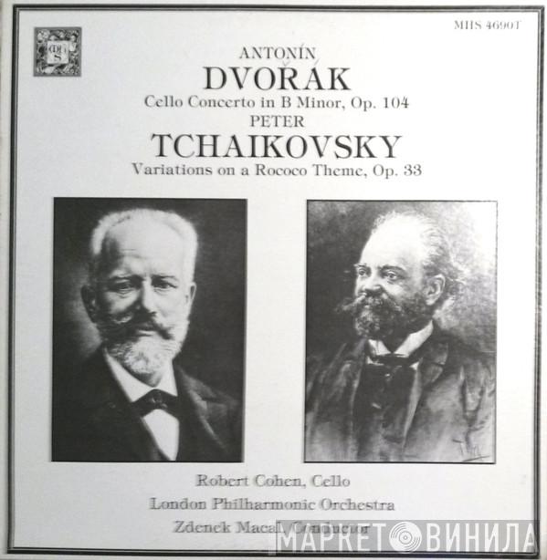 , Antonín Dvořák , Pyotr Ilyich Tchaikovsky , Robert Cohen , The London Philharmonic Orchestra  Zdeněk Mácal  - Cello Concerto / Variations On A Rococo Theme