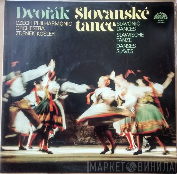 , Antonín Dvořák , The Czech Philharmonic Orchestra  Zdeněk Košler  - Slovanské Tance (Slavonic Dances / Slawische Tänze / Danses Slaves)