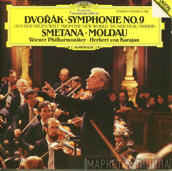 , Antonín Dvořák / Bedřich Smetana , Wiener Philharmoniker  Herbert von Karajan  - Symphonie Nr. 9 • Die Moldau