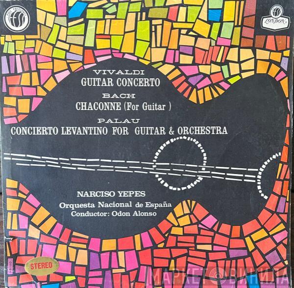 , Antonio Vivaldi , Johann Sebastian Bach , Manuel Palau , Narciso Yepes , Orquesta Nacional De España  Odón Alonso  - Guitar Concerto / Chaconne (For Guitar) / Concierto Levantino For Guitar And Orchestra