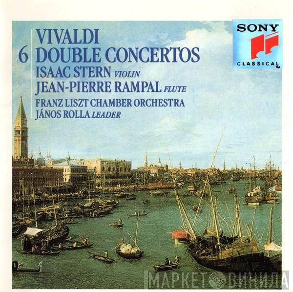 : Antonio Vivaldi , Isaac Stern , Jean-Pierre Rampal - Liszt Ferenc Chamber Orchestra  János Rolla  - 6 Double Concertos For Flute, Strings & Harpsichord