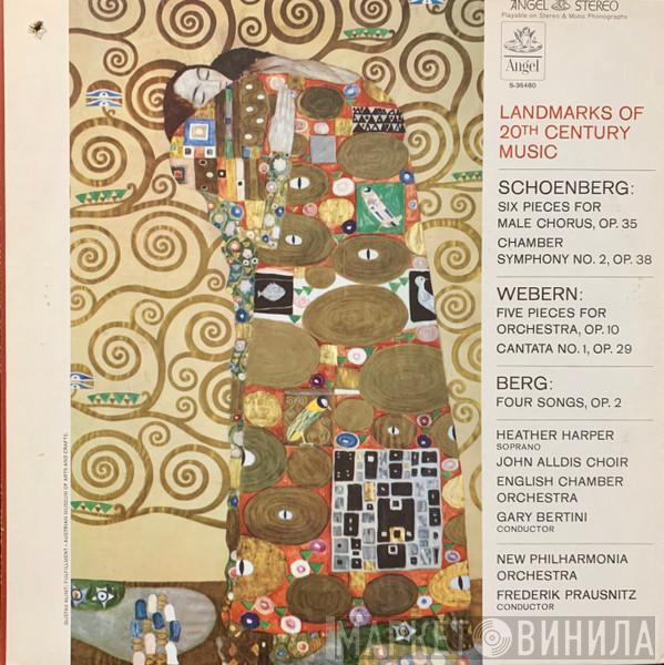 / Arnold Schoenberg / Anton Webern / Alban Berg And Heather Harper And John Alldis Choir Conducted By English Chamber Orchestra / Gary Bertini Conducted By New Philharmonia Orchestra  Frederik Prausnitz  - Landmarks Of 20th Century Music