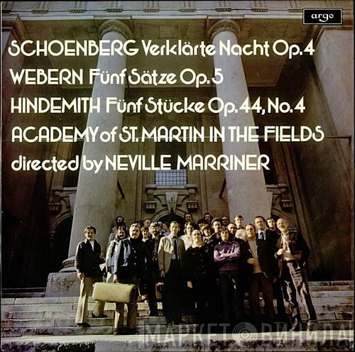 / Arnold Schoenberg / Anton Webern , Paul Hindemith Directed By The Academy Of St. Martin-in-the-Fields  Sir Neville Marriner  - Verklärte Nacht Op. 4 / Fünf Sätze Op. 5 / Fünf Stücke Op. 44, No. 4
