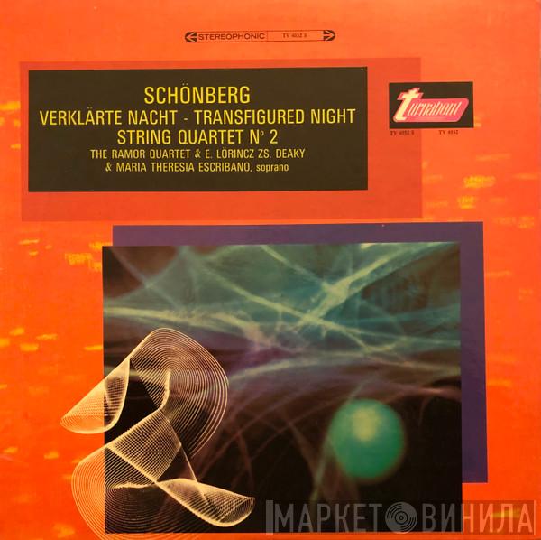 , Arnold Schoenberg & Ramor Quartet , Edith Lörincz & Zsolt Deaky  Marie Therèse Escribano  - Verklärte Nacht - Transfigured Night / String Quartet No. 2