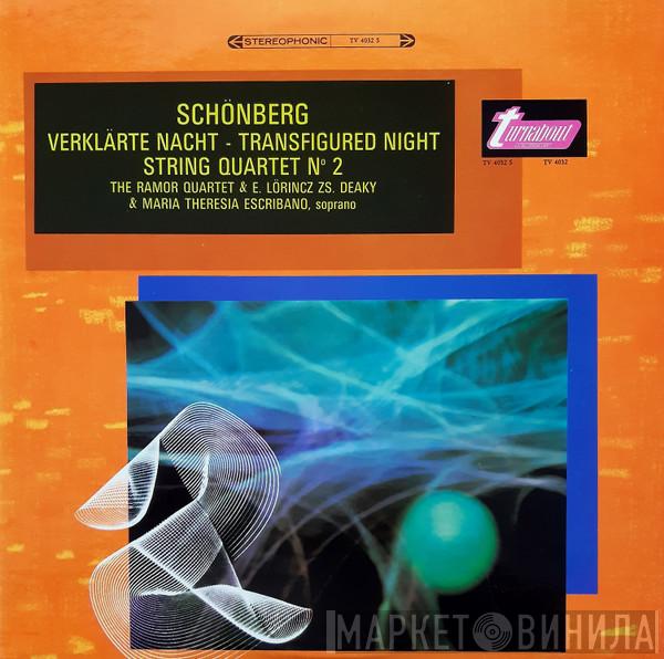 , Arnold Schoenberg & Ramor Quartet , Edith Lörincz & Zsolt Deaky  Marie Therèse Escribano  - Verklärte Nacht = Transfigured Night / String Quartet No. 2