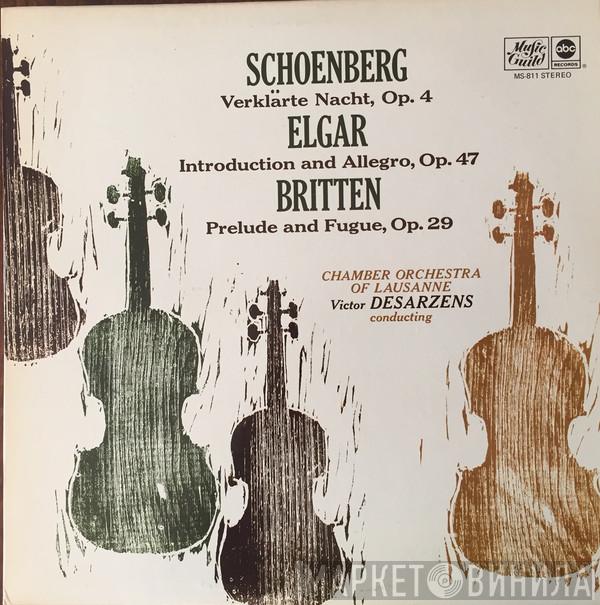 , Arnold Schoenberg & Sir Edward Elgar  Benjamin Britten  - Verklarte Nacht, Op. 4 / Introduction And Allegro, Op. 47 / Prelude And Fugue, Op. 29