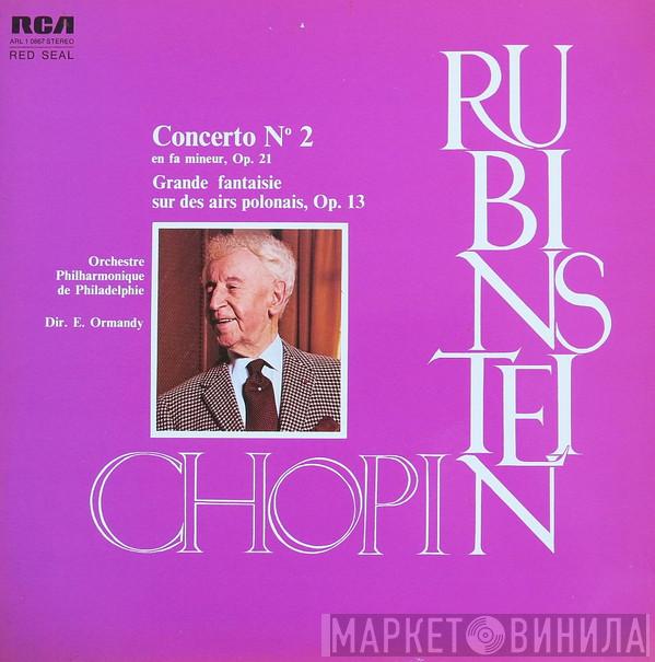 , Arthur Rubinstein , Frédéric Chopin , The Philadelphia Orchestra  Eugene Ormandy  - Concerto No. 2 En Fa Mineur, Op. 21/ Grande Fantaisie Sur Des Airs Polonais, Op. 13