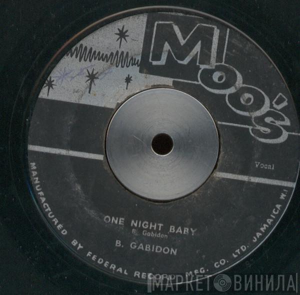 / Basil Gabbidon And Rico Rodriguez  Johnny Moore  - One Night Baby / Freeman Lane Shuffle