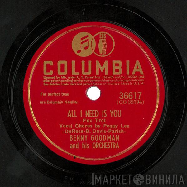 / Benny Goodman And His Orchestra  Benny Goodman Sextet  - All I Need Is You / On The Sunny Side Of The Street