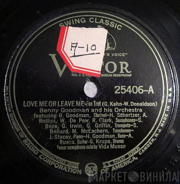 / Benny Goodman And His Orchestra  Benny Goodman Trio  - Love Me Or Leave Me / Exactly Like You