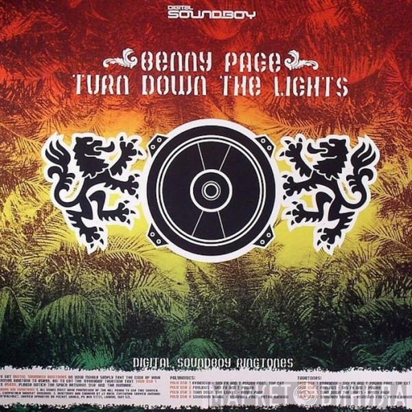 / Benny Page  Visionary  - Turn Down The Lights / Soundboy Burial