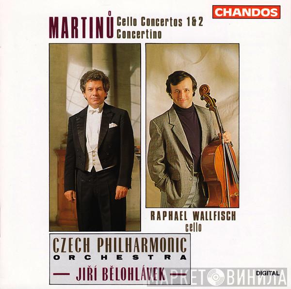 - Bohuslav Martinů , Raphael Wallfisch , The Czech Philharmonic Orchestra  Jiří Bělohlávek  - Cello Concertos 1 & 2 / Concertino