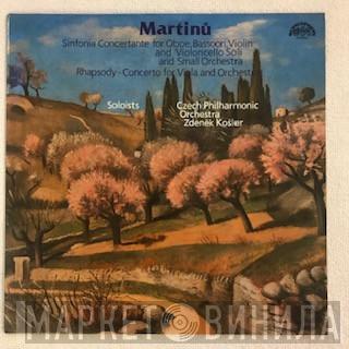 - Bohuslav Martinů , The Czech Philharmonic Orchestra  Zdeněk Košler  - Sinfonia Concertante / Rhapsody-Concerto