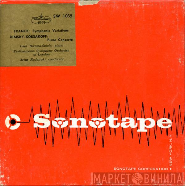 / César Franck - Nikolai Rimsky-Korsakov , Paul Badura-Skoda , Artur Rodzinski  Philharmonic Symphony Of London  - Symphonic Variations / Piano Concerto
