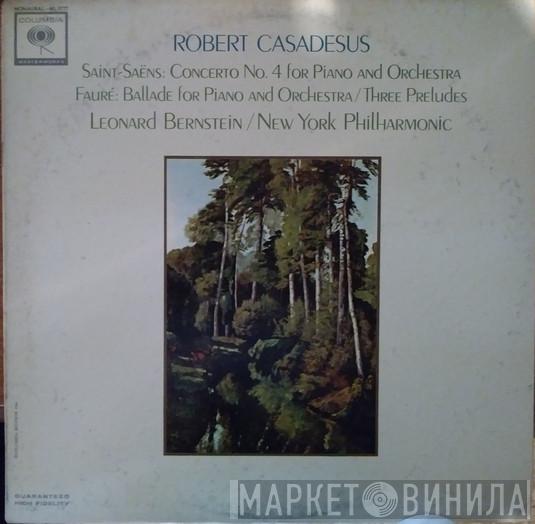 / Camille Saint-Saëns , Gabriel Fauré  Robert Casadesus  - Concerto No. 4 For Piano And Orchestra / Ballade For Piano And Orchestra