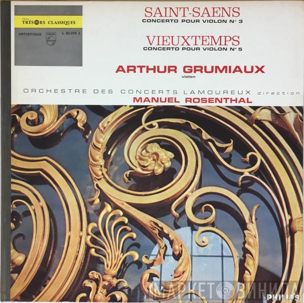 / Camille Saint-Saëns - Henri Vieuxtemps , Arthur Grumiaux , Direction Orchestre Des Concerts Lamoureux  Manuel Rosenthal  - Concerto Pour Violon N°3 / Concerto Pour Violon N°5