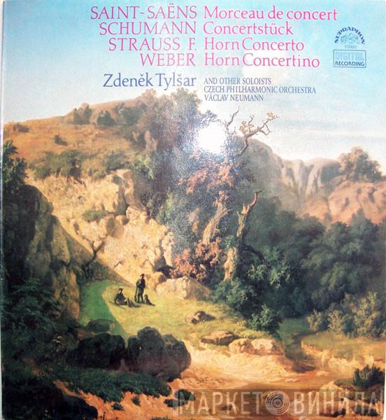 / Camille Saint-Saëns / Robert Schumann / Franz Strauss , Carl Maria von Weber , Zdeněk Tylšar , The Czech Philharmonic Orchestra  Václav Neumann  - Morceau De Concert / Concertstück / Horn Concerto / Horn Concertino