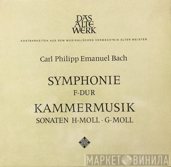 − Carl Philipp Emanuel Bach , Alma Musica , Piet Kee , Herman Krebbers , Theo Olof , Amsterdams Kamerorkest , André Rieu   Anthon Van Der Horst  - Symphonie F-dur / Kammermusik Sonaten H-moll G-moll