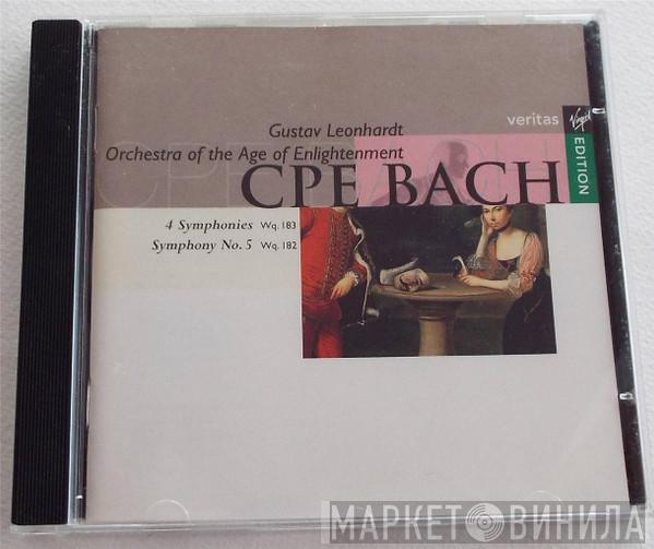 - Carl Philipp Emanuel Bach , Gustav Leonhardt  Orchestra Of The Age Of Enlightenment  - 4 Symphonies Wq.183 / Symphony No. 5 Wq.182