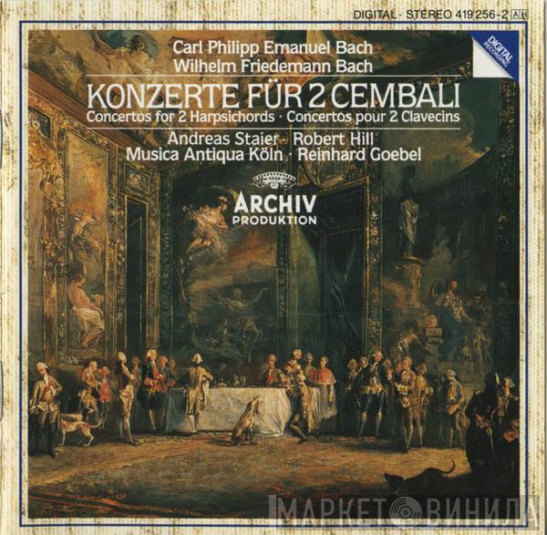 / Carl Philipp Emanuel Bach - Wilhelm Friedemann Bach · Andreas Staier · Robert Hill  · Musica Antiqua Köln  Reinhard Goebel  - Konzerte Für 2 Cembali / Concertos For 2 Harpsichords / Concertos Pour 2 Clavecins