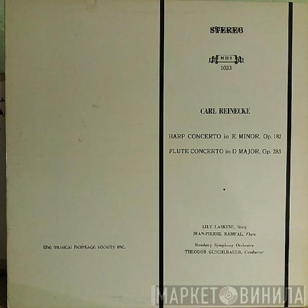 , Carl Reinecke , Lily Laskine , Jean-Pierre Rampal , Bamberger Symphoniker  Theodor Guschlbauer  - Harp Concerto In E Minor, Op. 182 / Flute Concerto In D Major, Op. 283
