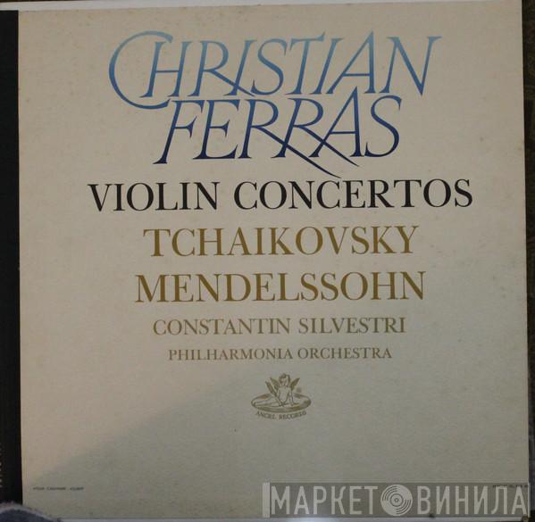 / Christian Ferras , Pyotr Ilyich Tchaikovsky / Felix Mendelssohn-Bartholdy , Constantin Silvestri  Philharmonia Orchestra  - Violin Concertos