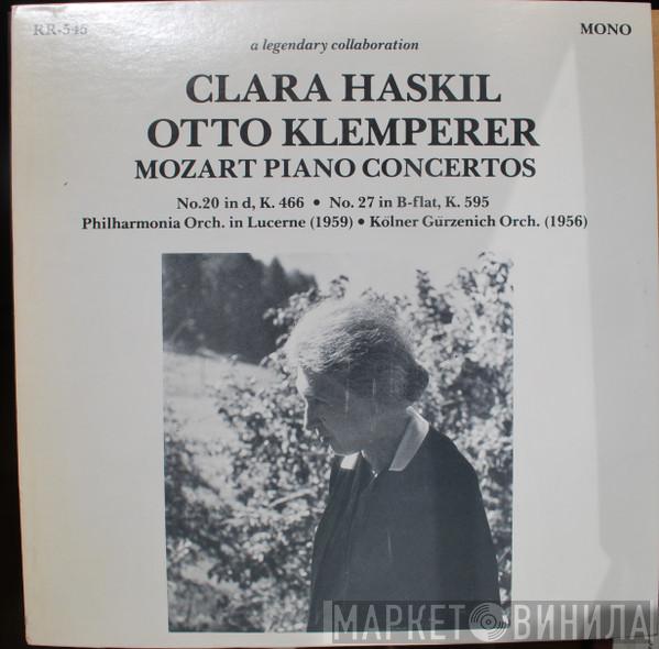 , Clara Haskil - Otto Klemperer  Wolfgang Amadeus Mozart  - Piano Concertos No.27 In B-Flat. K. 595 / No.20 In D Minor K. 466