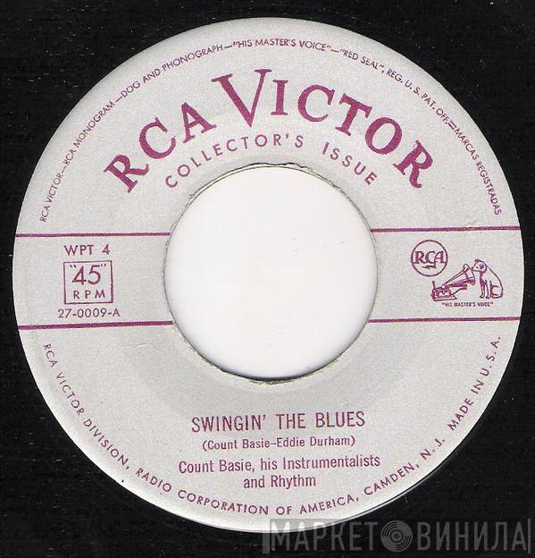 / Count Basie, His Instrumentalists And Rhythm  Duke Ellington  - Swingin' The Blues / Solitude