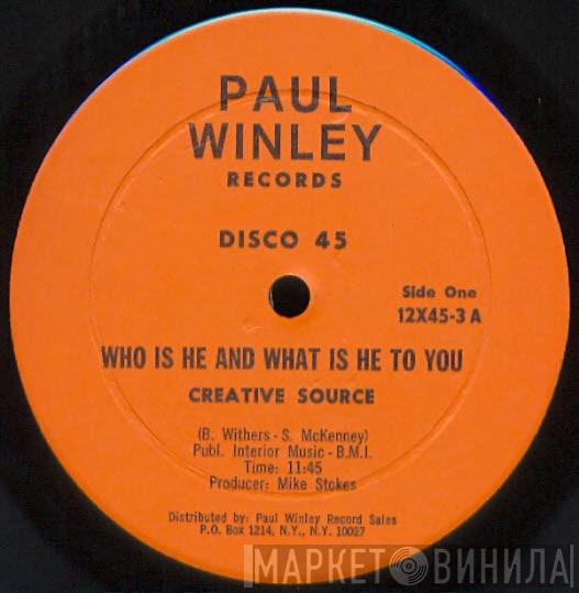 / Creative Source  Harlem Underground Band  - Who Is He And What Is He To You / Finger In It