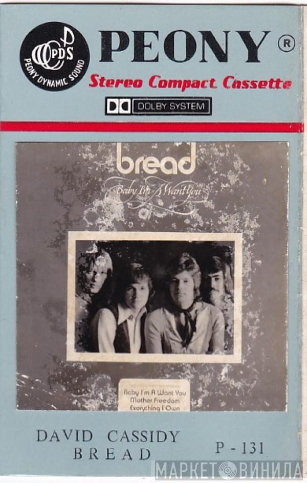 / David Cassidy  Bread  - Cherish / Baby I'm-A Want You