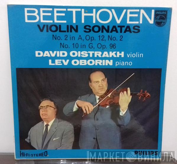 , David Oistrach , Lev Oborin  Ludwig van Beethoven  - Violin Sonatas  II  (  No 2 In A , Op. 12, No. 2 / No 10 In G, Op. 96)