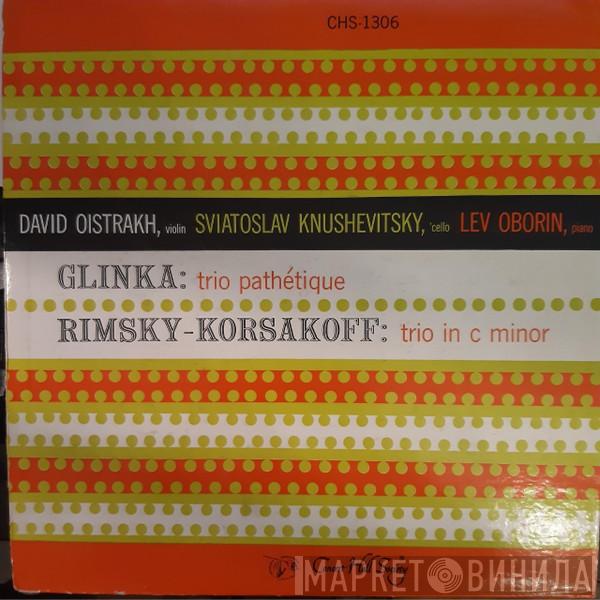 , David Oistrach , Sviatoslav Knushevitsky  Lev Oborin  - Trio In C / Trio Pathetique
