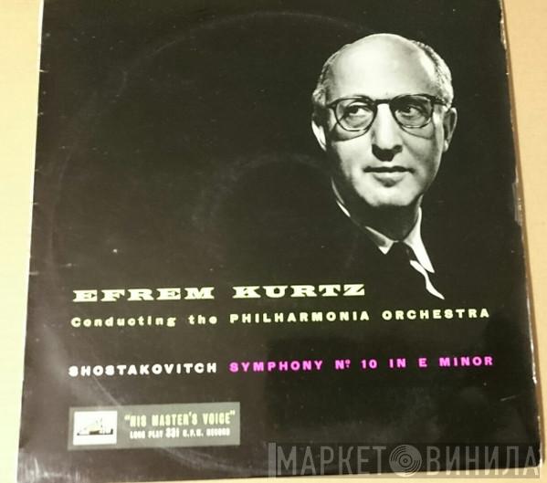 / Dmitri Shostakovich / Efrem Kurtz  Philharmonia Orchestra  - Symphony No. 10 In E Minor