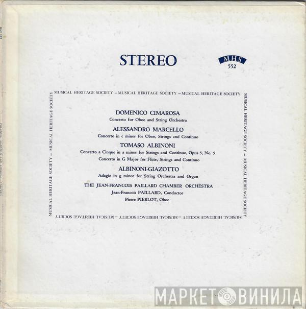 / Domenico Cimarosa / Benedetto Marcello - Tomaso Albinoni – Remo Giazotto , Orchestre De Chambre Jean-François Paillard , Jean-François Paillard  Pierre Pierlot  - Concerti