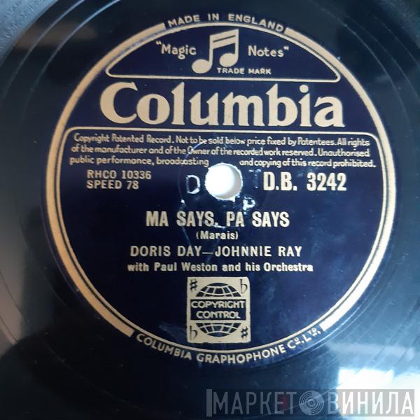 - Doris Day With Johnnie Ray  Paul Weston And His Orchestra  - Ma Says, Pa Says / A Full Time Job