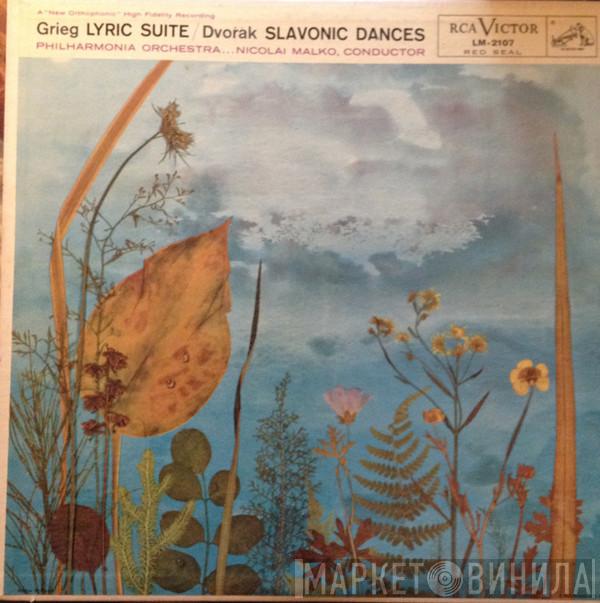 / Edvard Grieg - Antonín Dvořák , Nicolai Malko  Philharmonia Orchestra  - Lyric Suite / Slavonic Dances