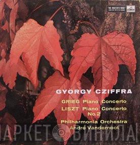 / Edvard Grieg , Franz Liszt , Gyorgy Cziffra , Philharmonia Orchestra  André Vandernoot  - Piano Concerto / Piano Concerto No.2