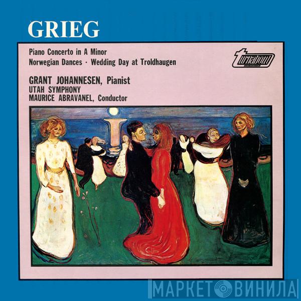 , Edvard Grieg , Grant Johannesen , Utah Symphony Orchestra  Maurice de Abravanel  - Piano Concerto In A Minor / Norwegian Dances / Wedding Day At Troldhaugen